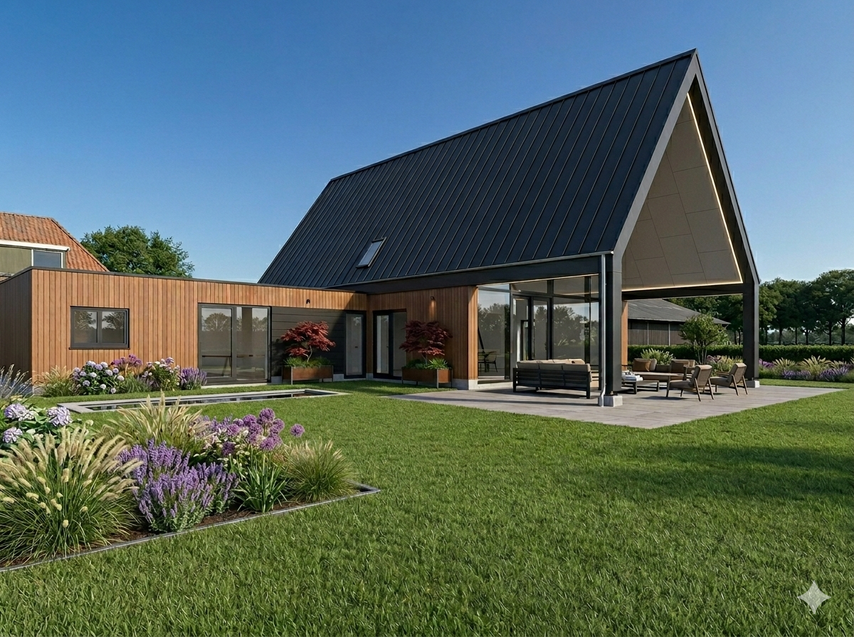 Vrijstaande schuurwoning